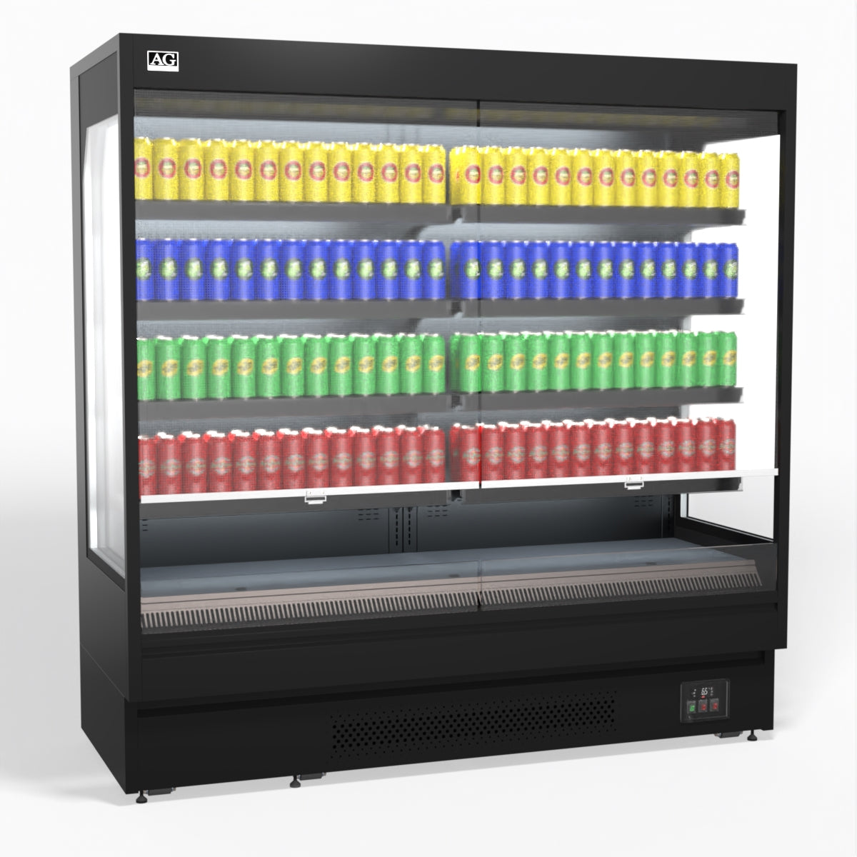 AG 1940mm Supermarket Open Multi Deck Showcase Fridge OMS2000