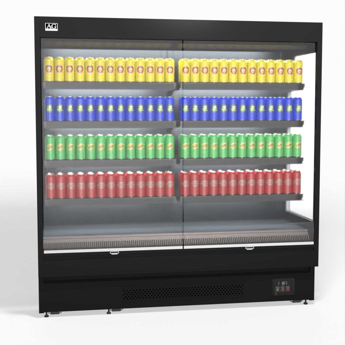 AG 1940mm Supermarket Open Multi Deck Showcase Fridge OMS2000