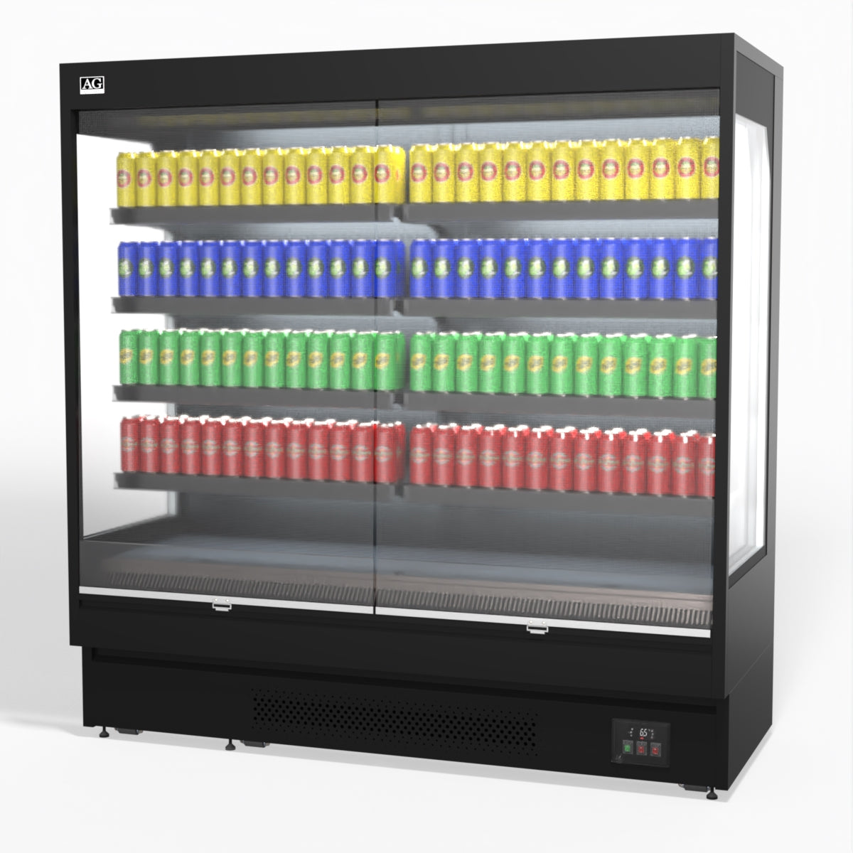 AG 1940mm Supermarket Open Multi Deck Showcase Fridge OMS2000