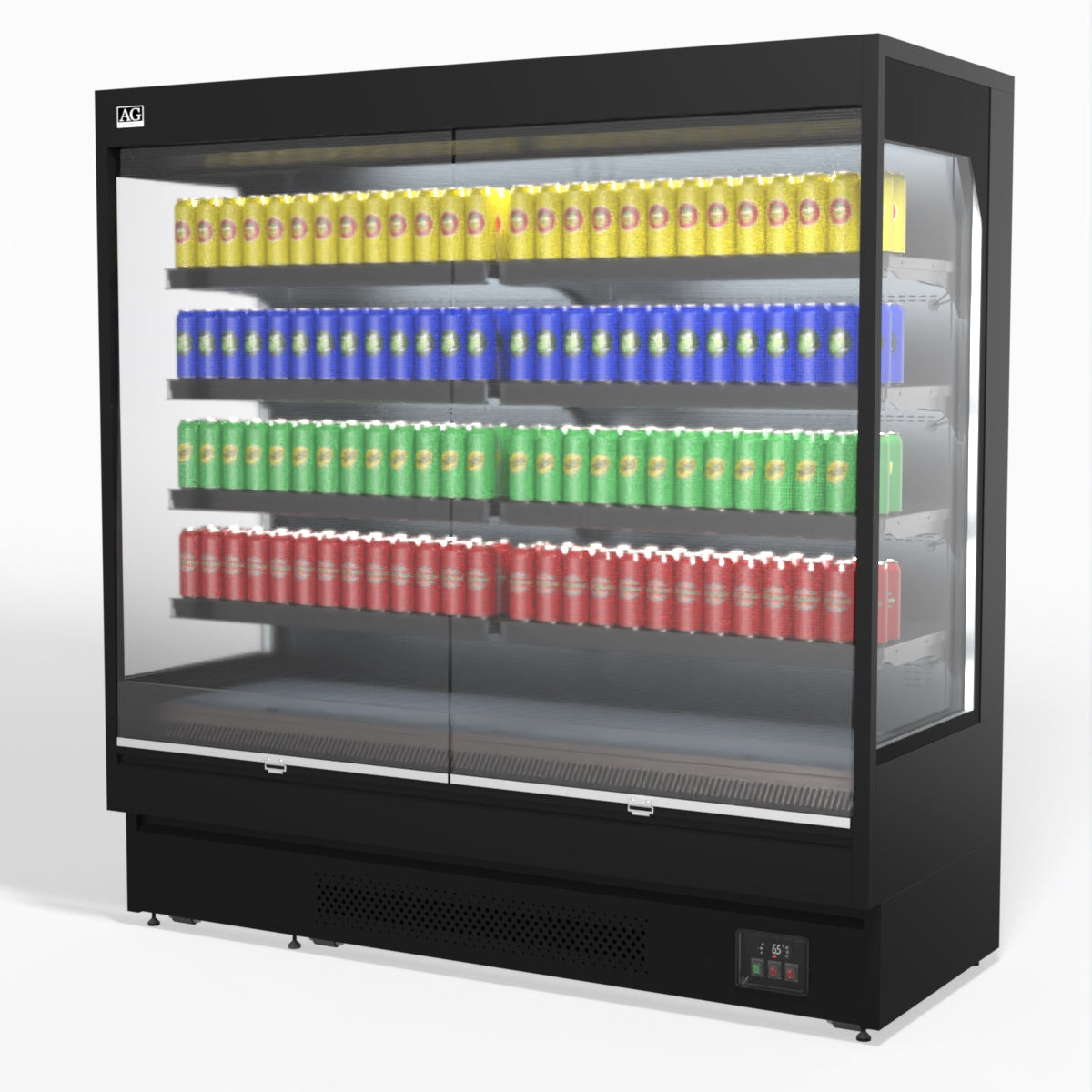 AG 1940mm Supermarket Open Multi Deck Showcase Fridge OMS2000