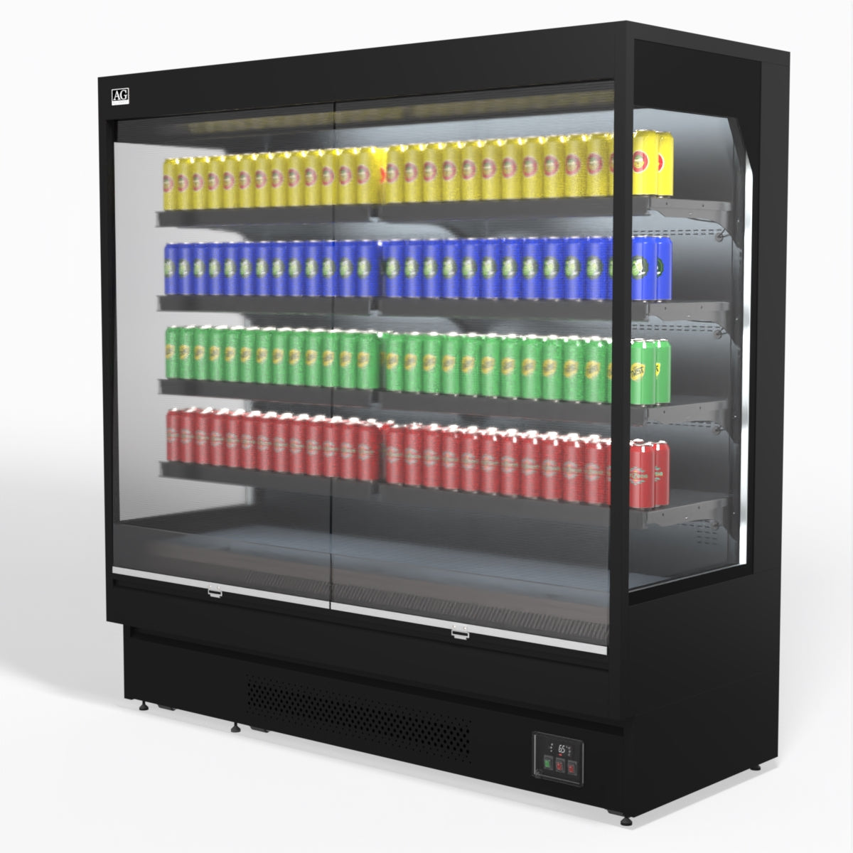 AG 1940mm Supermarket Open Multi Deck Showcase Fridge OMS2000