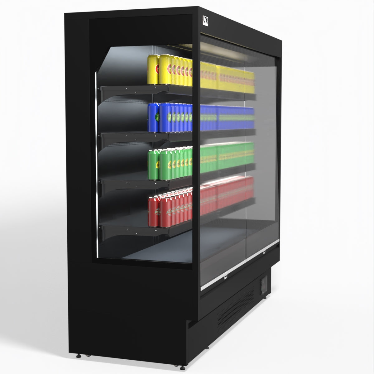 AG 1940mm Supermarket Open Multi Deck Showcase Fridge OMS2000