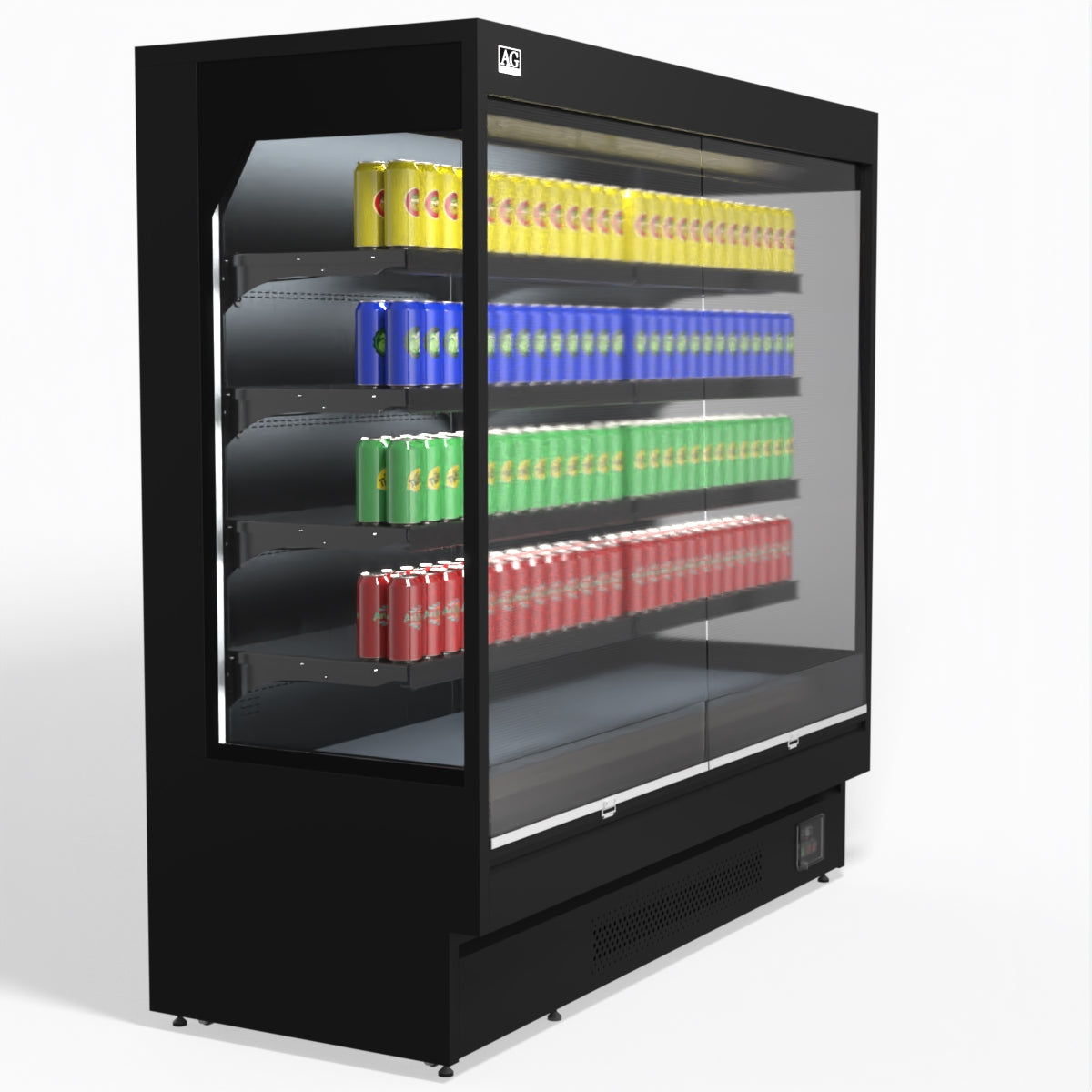 AG 1940mm Supermarket Open Multi Deck Showcase Fridge OMS2000