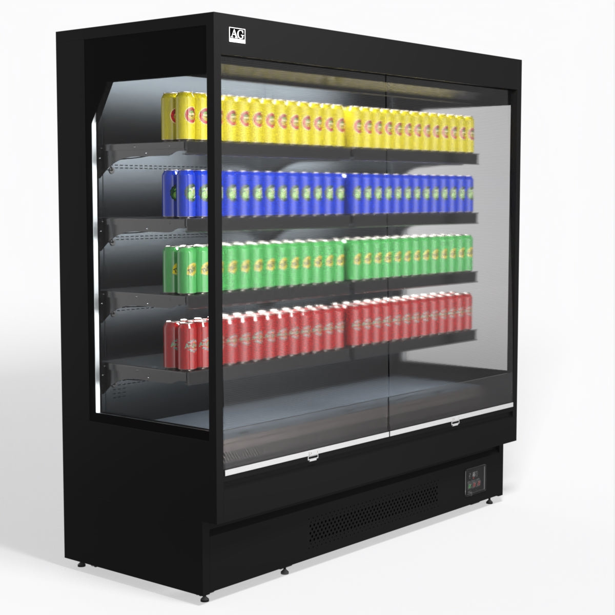 AG 1940mm Supermarket Open Multi Deck Showcase Fridge OMS2000