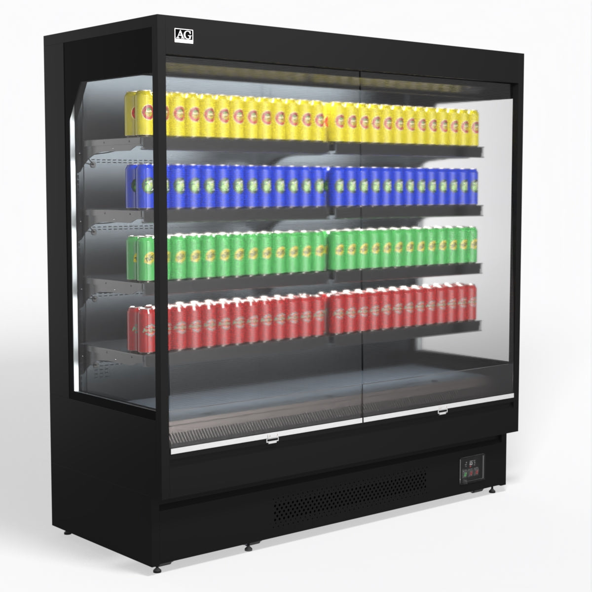 AG 1940mm Supermarket Open Multi Deck Showcase Fridge OMS2000