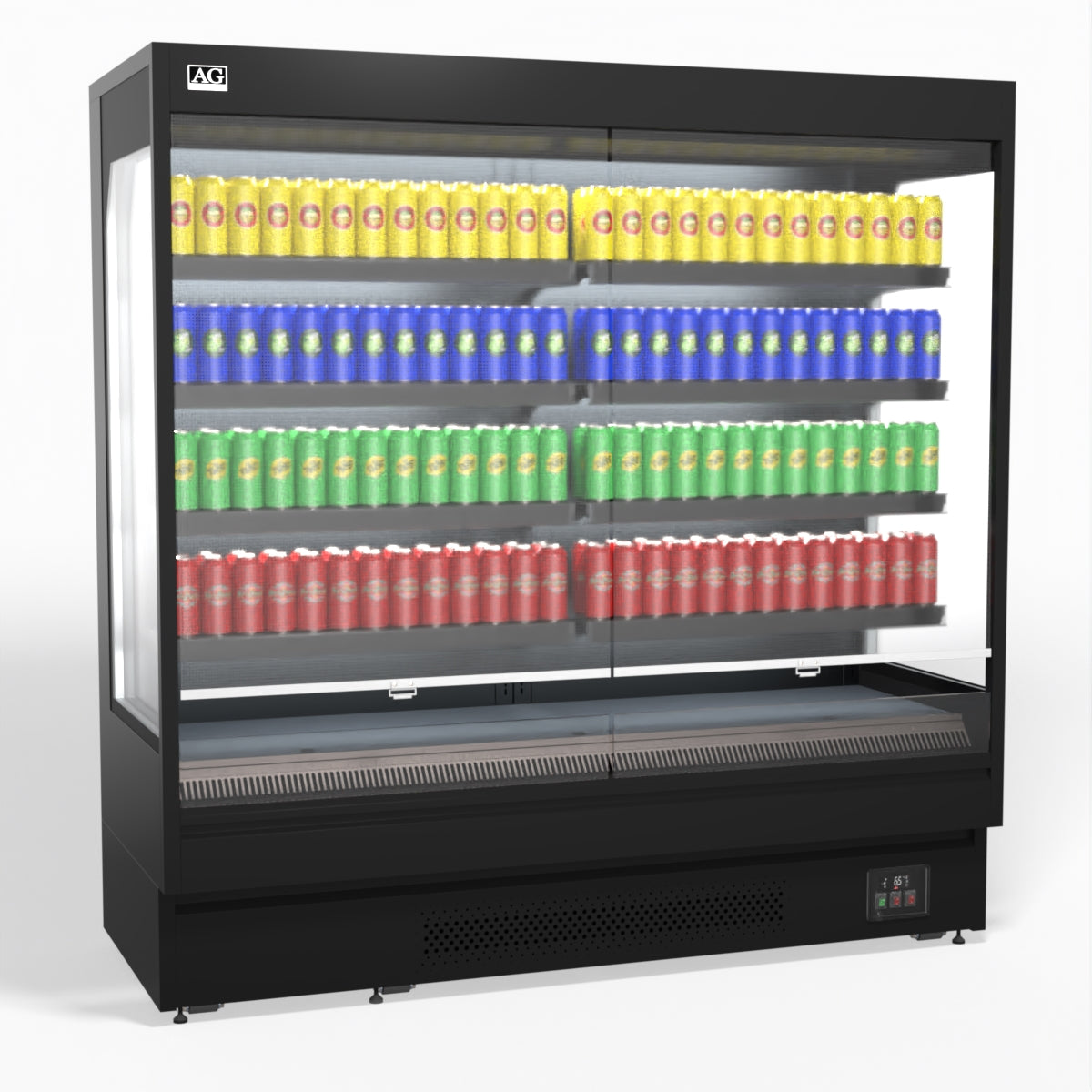 AG 1940mm Supermarket Open Multi Deck Showcase Fridge OMS2000