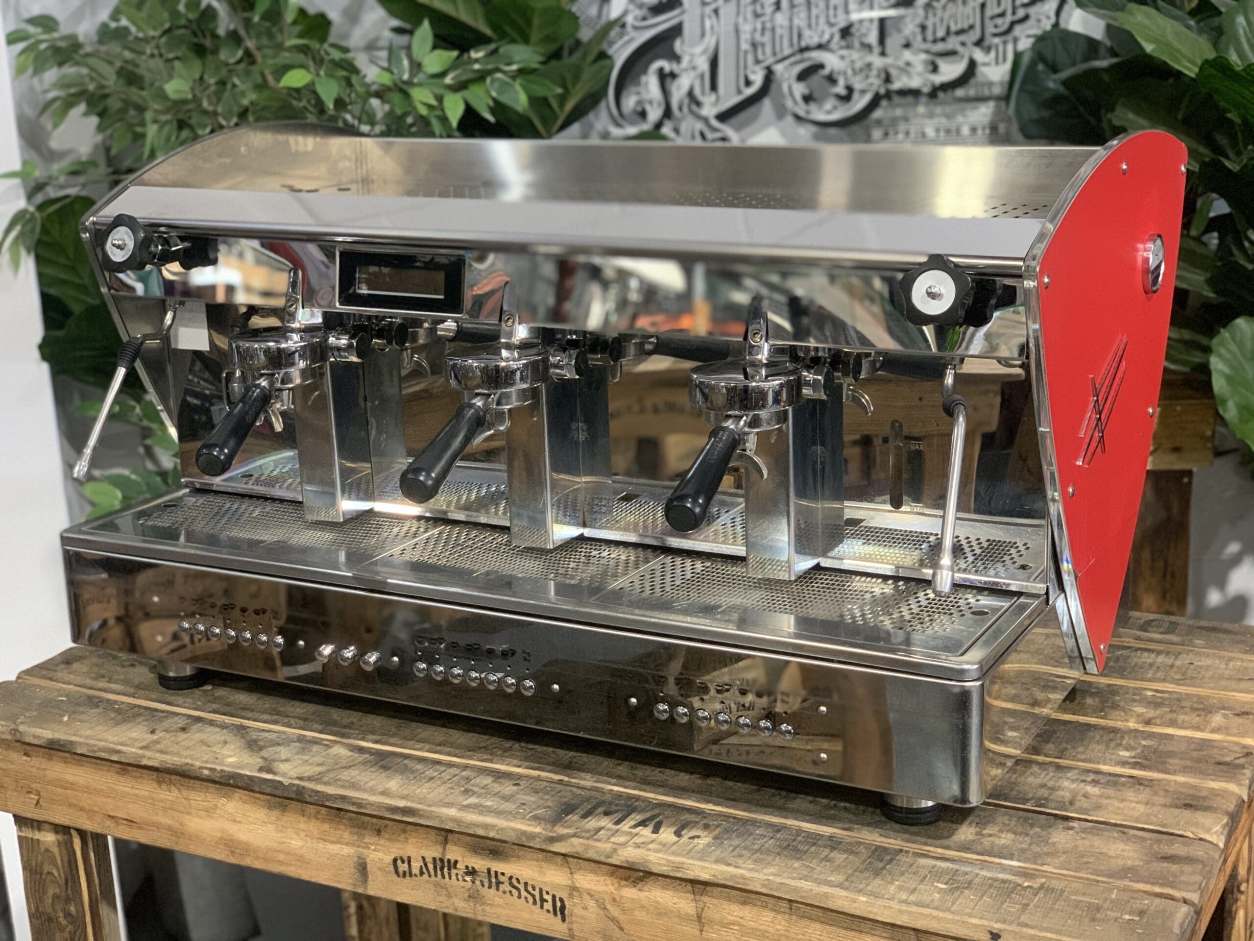 Orchestrale Etnica - 3 Group Commercial Espresso Machine - Red