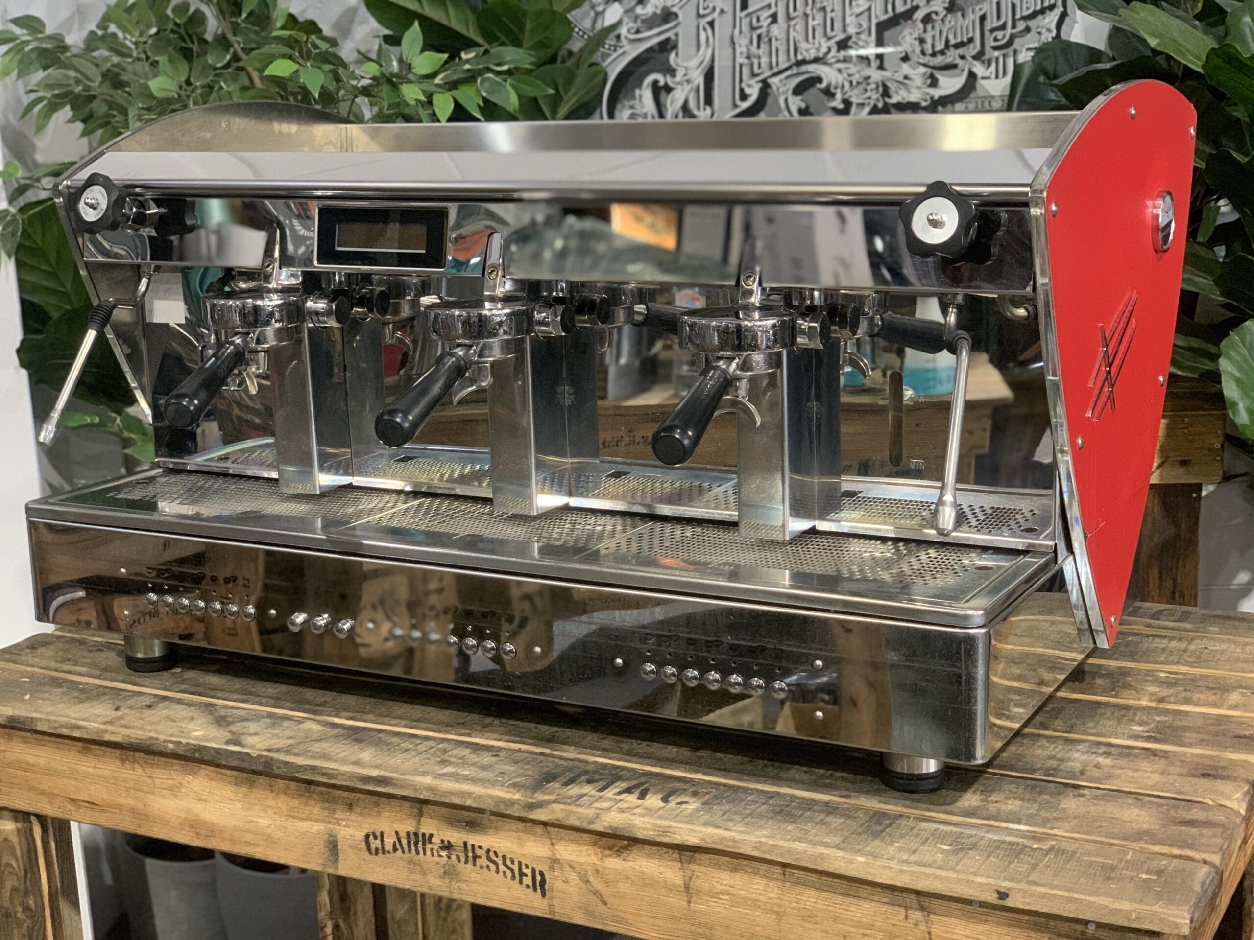Orchestrale Etnica - 3 Group Commercial Espresso Machine - Red