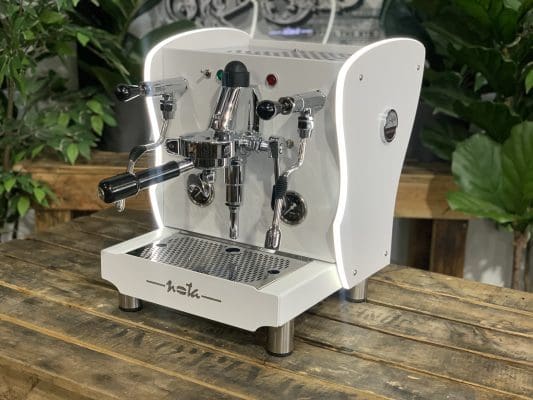 Orchestrale Nota with Side Lights - 1 Group Commercial Espresso Machine - White