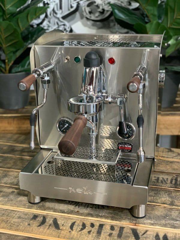 Orchestrale Nota Stainless with - 1 Group Commercial Espresso Machine - Timber