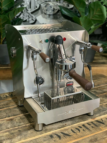 Orchestrale Nota Stainless with - 1 Group Commercial Espresso Machine - Timber