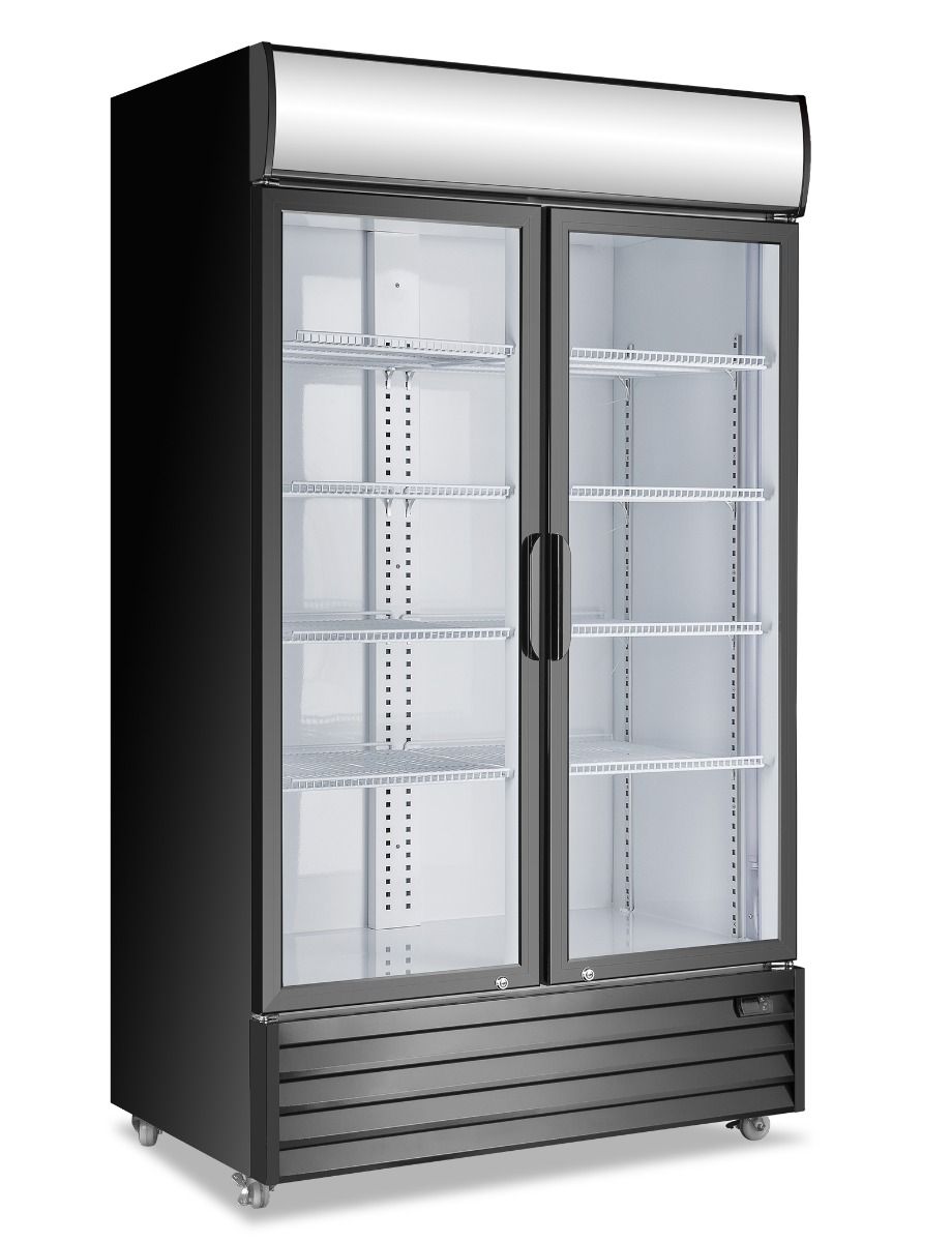 2 Door Drink Fridges Double Glass Door | Atosa | P1000WB-A