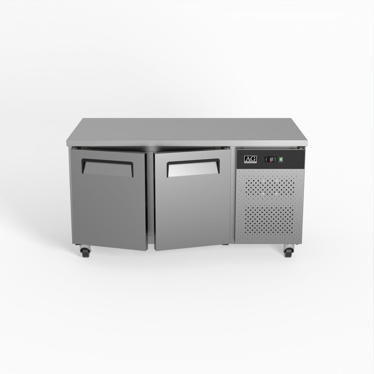 AG Two Door Commercial Worktop / Under Bench Fridge 800mm Depth PAX2100TN