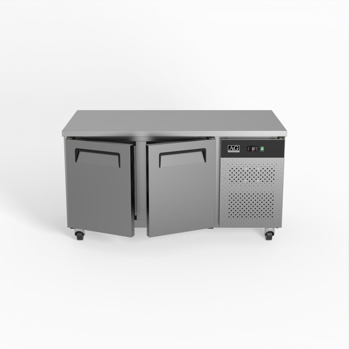 AG Two Door Commercial Worktop / Under Bench Fridge 800mm Depth PAX2100TN