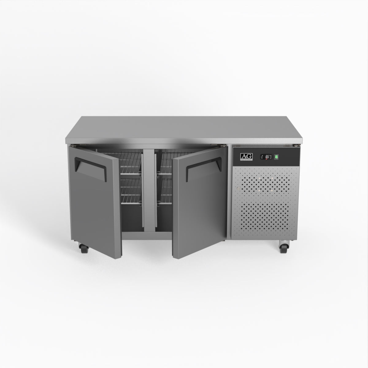 AG Two Door Commercial Worktop / Under Bench Fridge 800mm Depth PAX2100TN