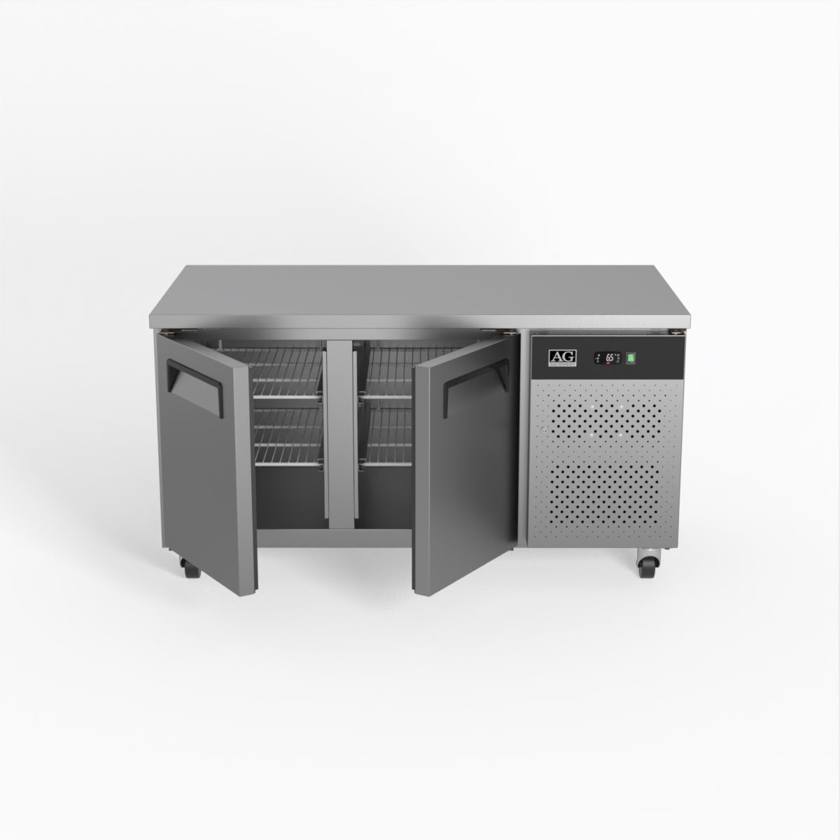 AG Two Door Commercial Worktop / Under Bench Fridge 800mm Depth PAX2100TN