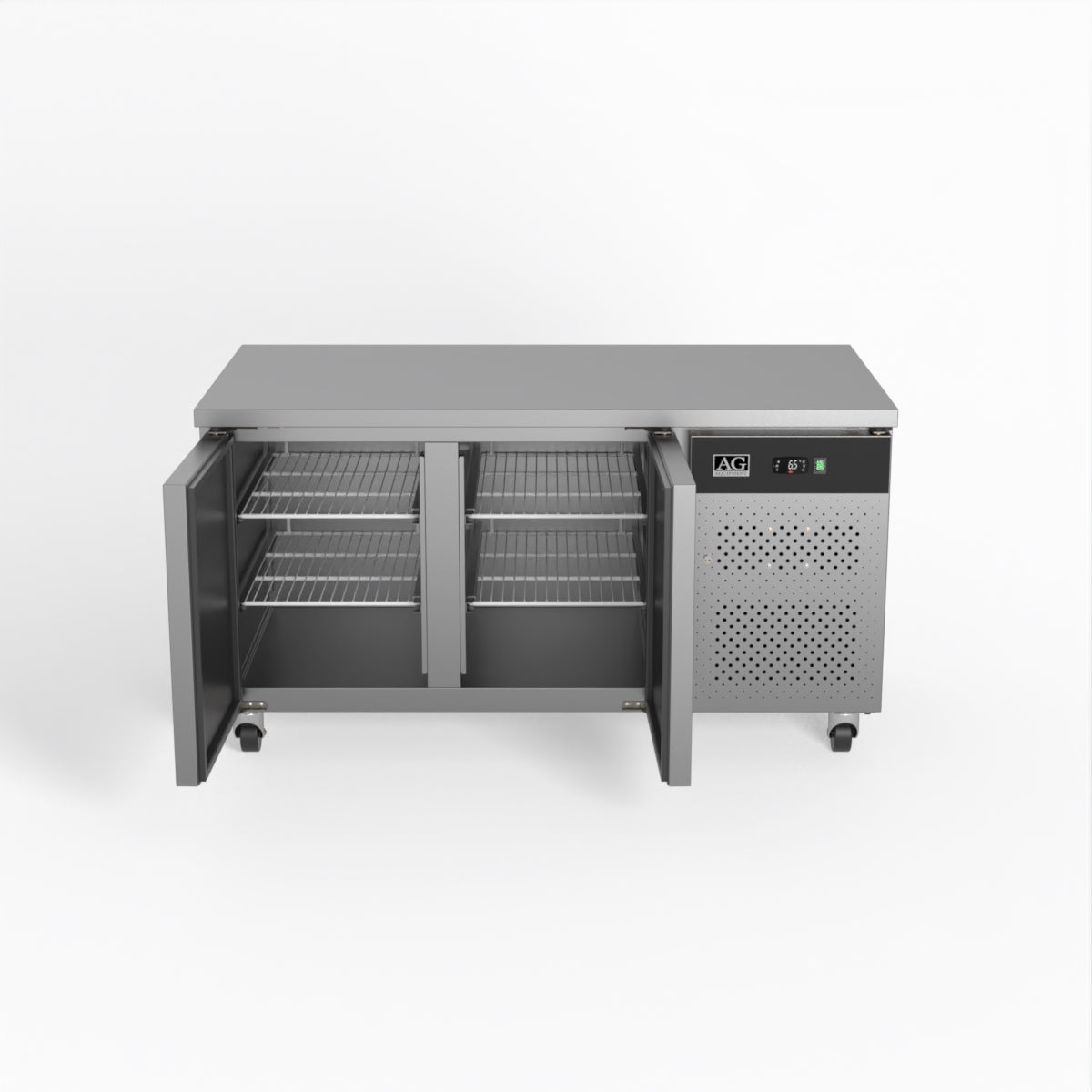 AG Two Door Commercial Worktop / Under Bench Fridge 800mm Depth PAX2100TN