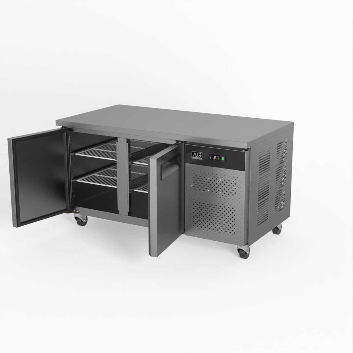 AG Two Door Commercial Worktop / Under Bench Fridge 800mm Depth PAX2100TN