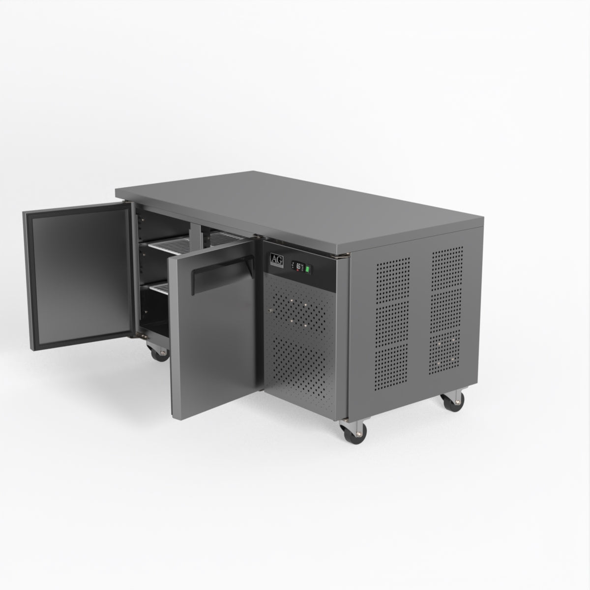 AG Two Door Commercial Worktop / Under Bench Fridge 800mm Depth PAX2100TN