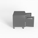 AG Two Door Commercial Worktop / Under Bench Fridge 800mm Depth PAX2100TN
