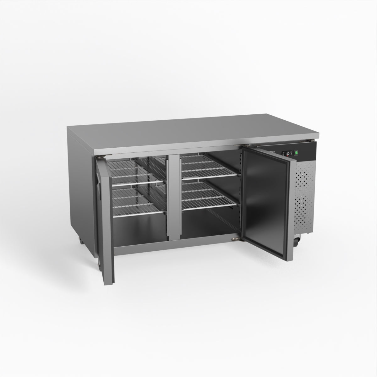 AG Two Door Commercial Worktop / Under Bench Fridge 800mm Depth PAX2100TN