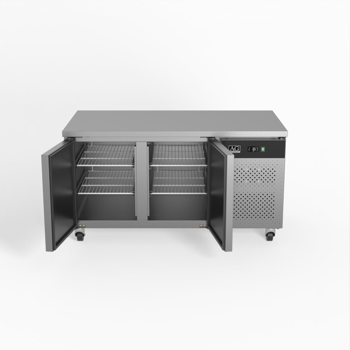 AG Two Door Commercial Worktop / Under Bench Fridge 800mm Depth PAX2100TN