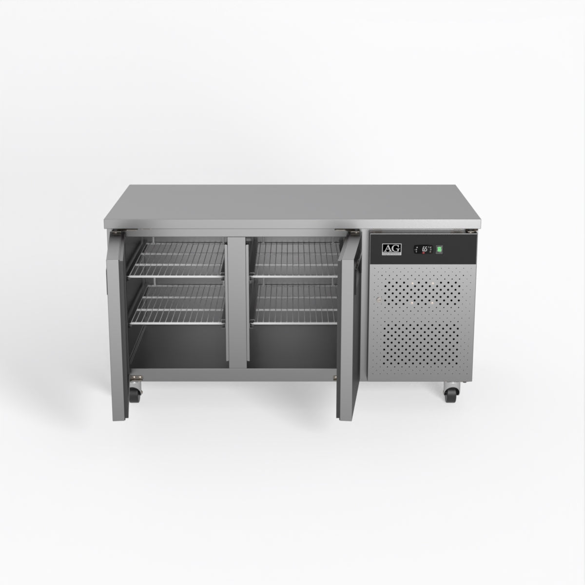 AG Two Door Commercial Worktop / Under Bench Fridge 800mm Depth PAX2100TN