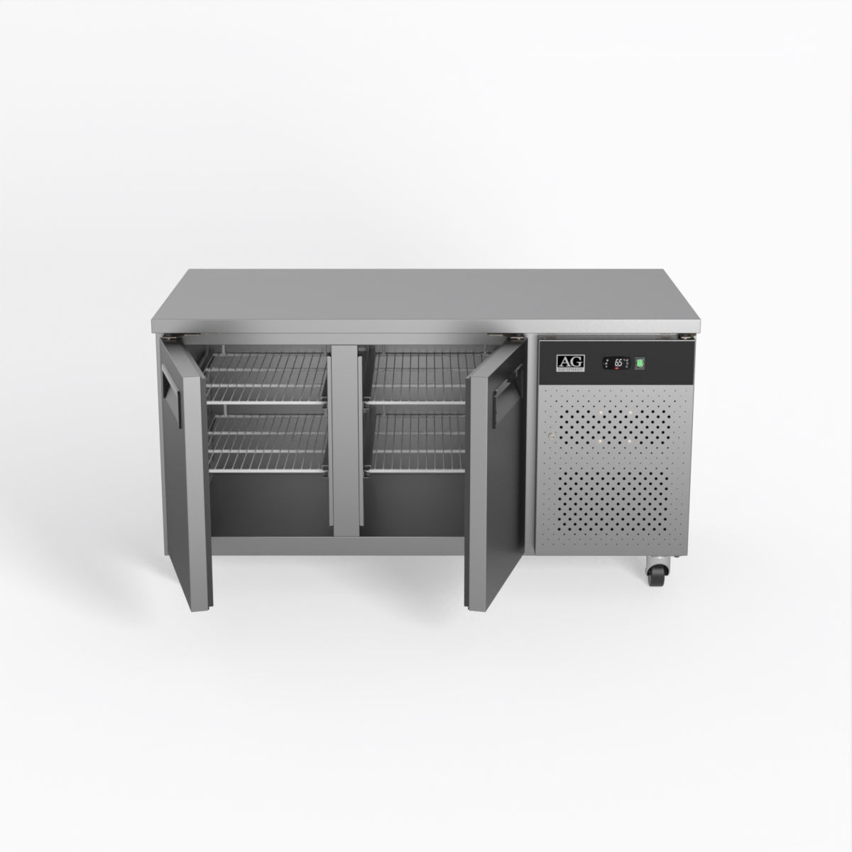 AG Two Door Commercial Worktop / Under Bench Fridge 800mm Depth PAX2100TN