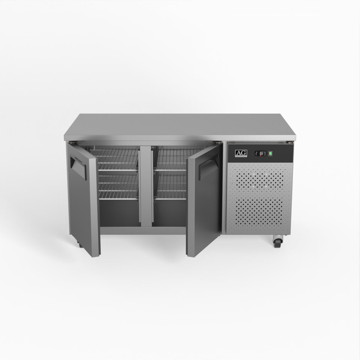 AG Two Door Commercial Worktop / Under Bench Fridge 800mm Depth PAX2100TN