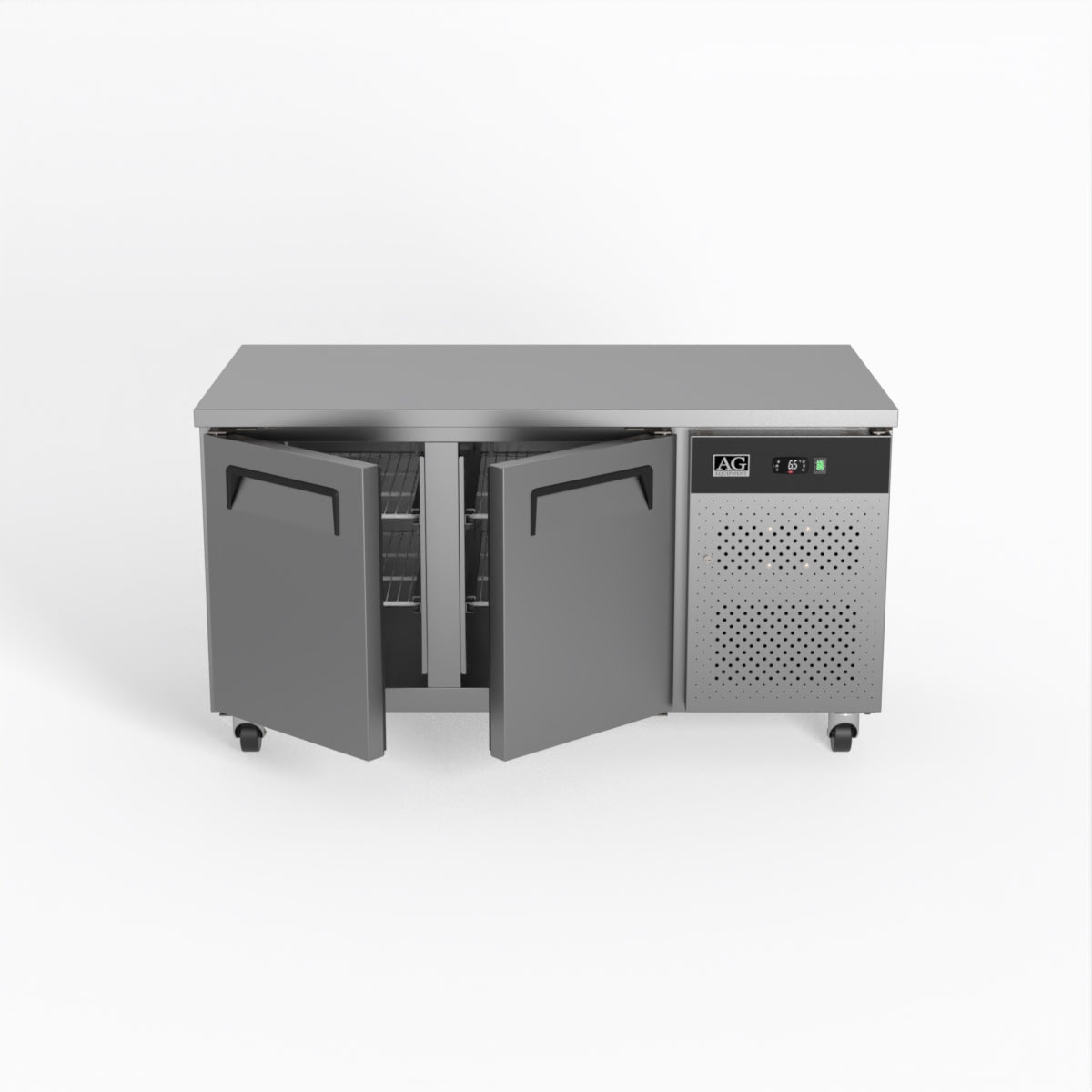 AG Two Door Commercial Worktop / Under Bench Fridge 800mm Depth PAX2100TN