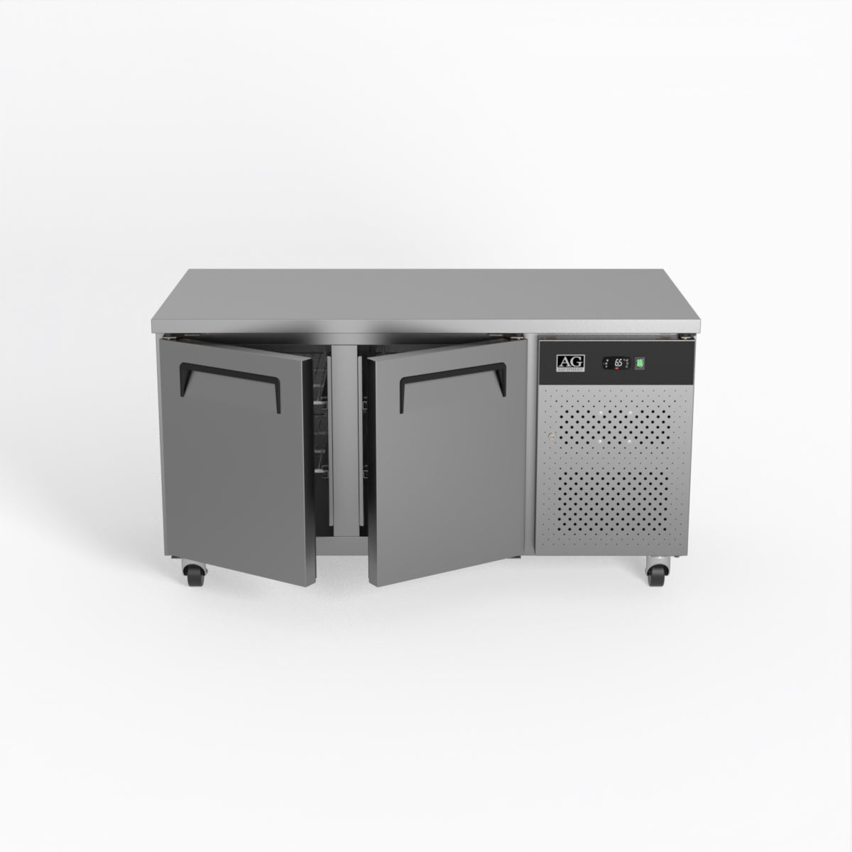 AG Two Door Commercial Worktop / Under Bench Fridge 800mm Depth PAX2100TN