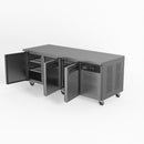 AG Three Door Commercial Worktop / Under Bench Fridge 800mm Depth PAX3100TN