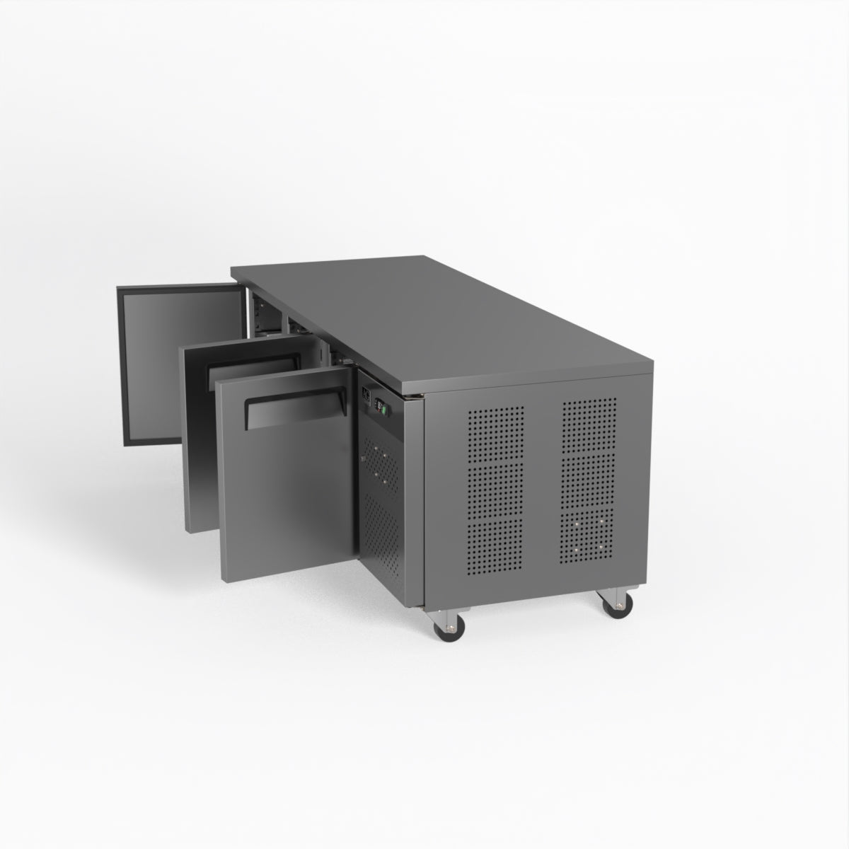 AG Three Door Commercial Worktop / Under Bench Fridge 800mm Depth PAX3100TN