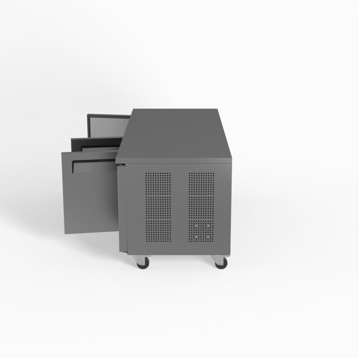 AG Three Door Commercial Worktop / Under Bench Fridge 800mm Depth PAX3100TN