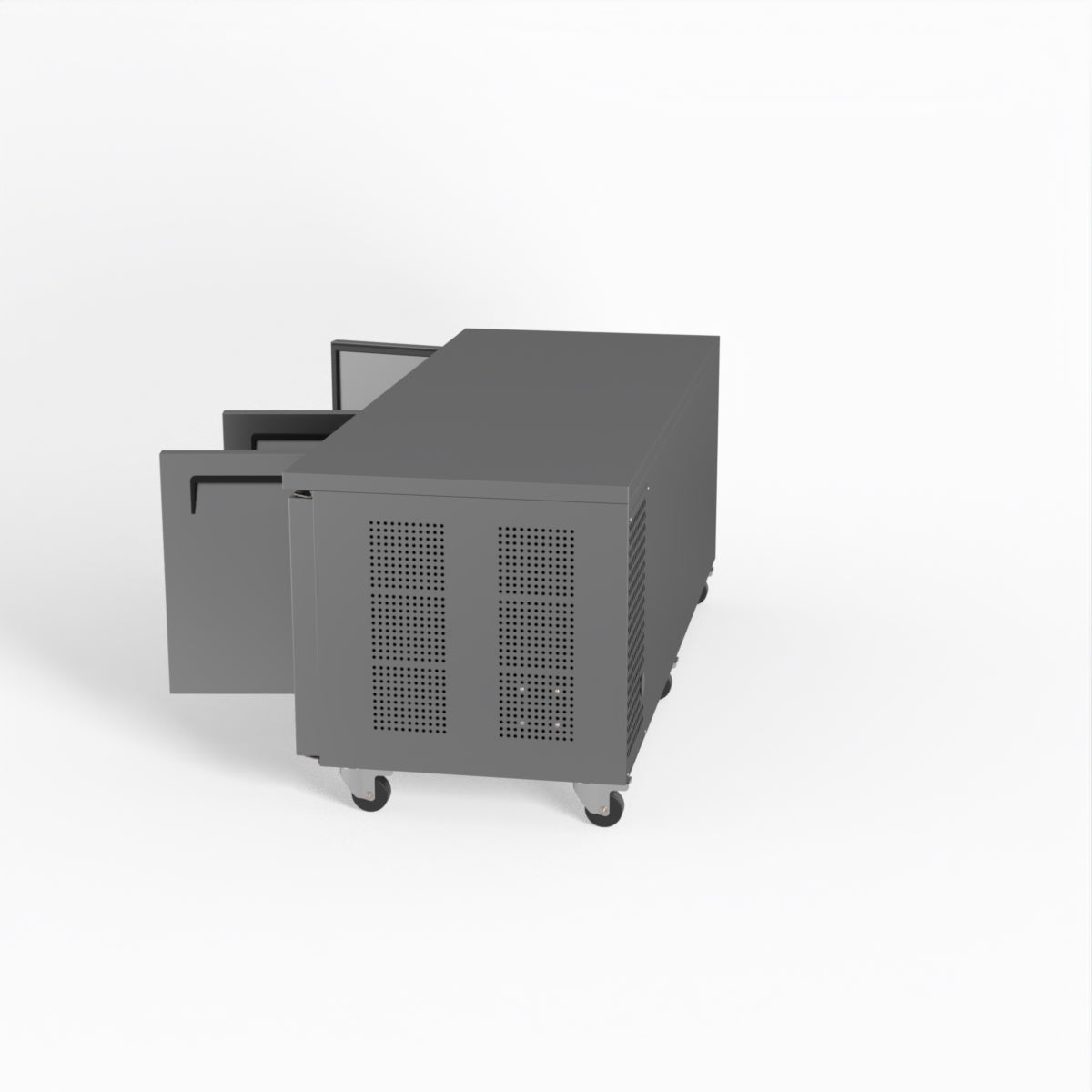 AG Three Door Commercial Worktop / Under Bench Fridge 800mm Depth PAX3100TN