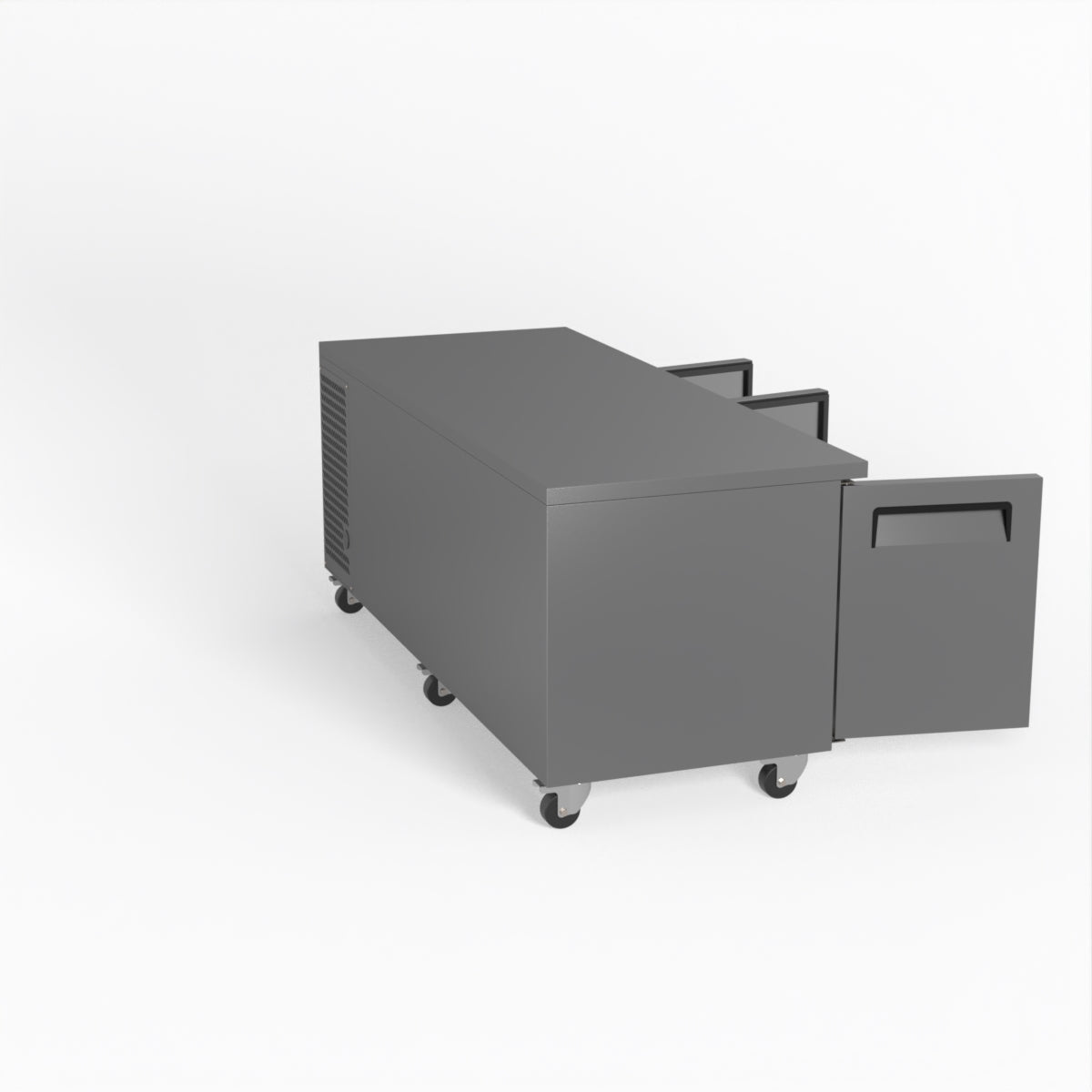 AG Three Door Commercial Worktop / Under Bench Fridge 800mm Depth PAX3100TN