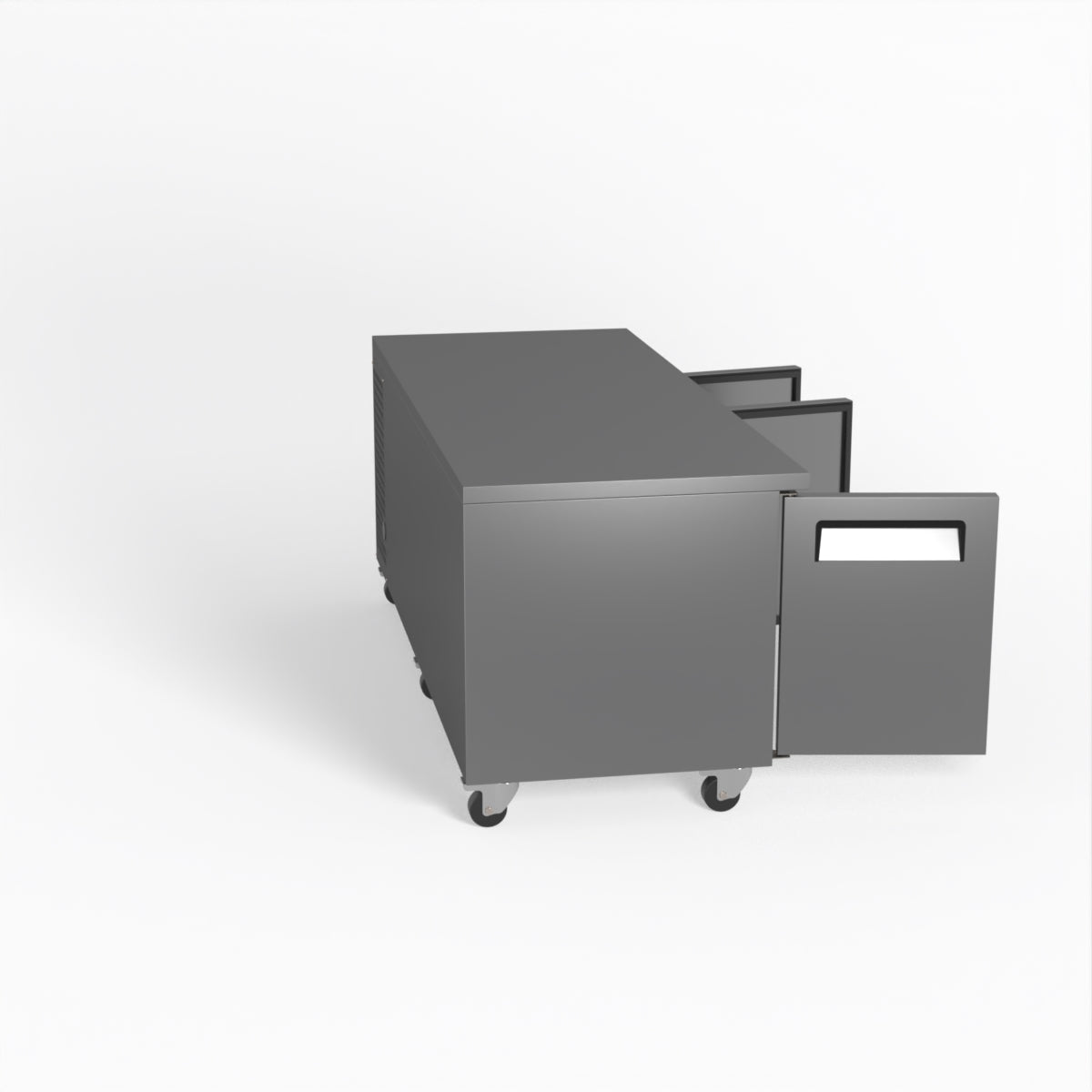 AG Three Door Commercial Worktop / Under Bench Fridge 800mm Depth PAX3100TN