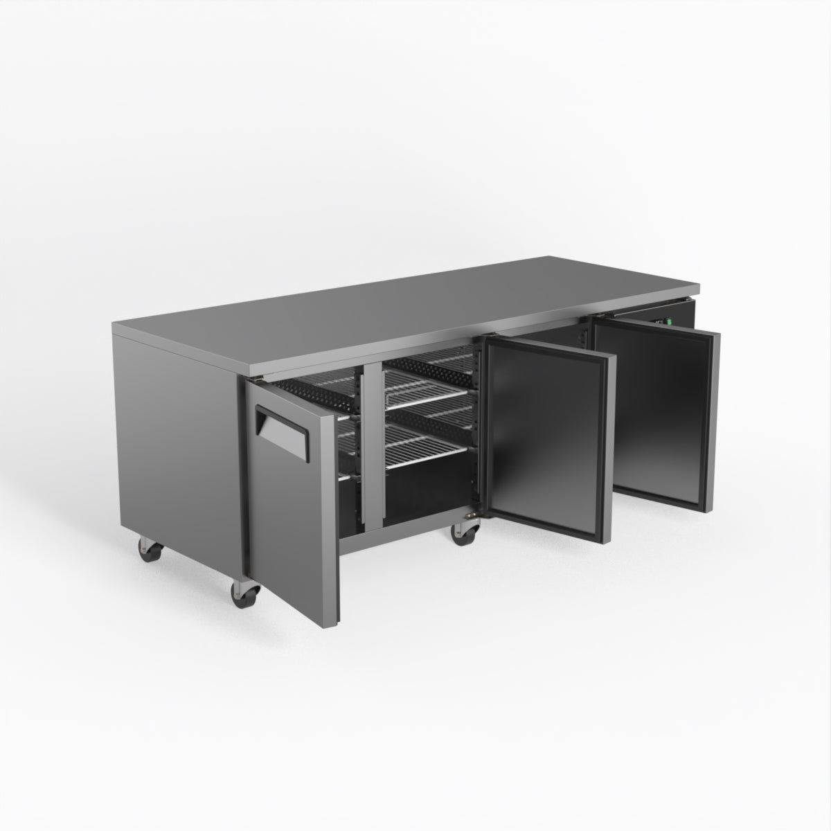 AG Three Door Commercial Worktop / Under Bench Fridge 800mm Depth PAX3100TN