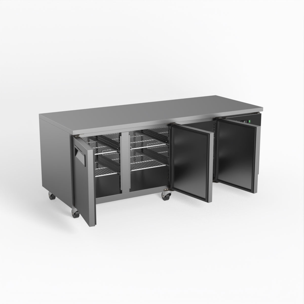 AG Three Door Commercial Worktop / Under Bench Fridge 800mm Depth PAX3100TN