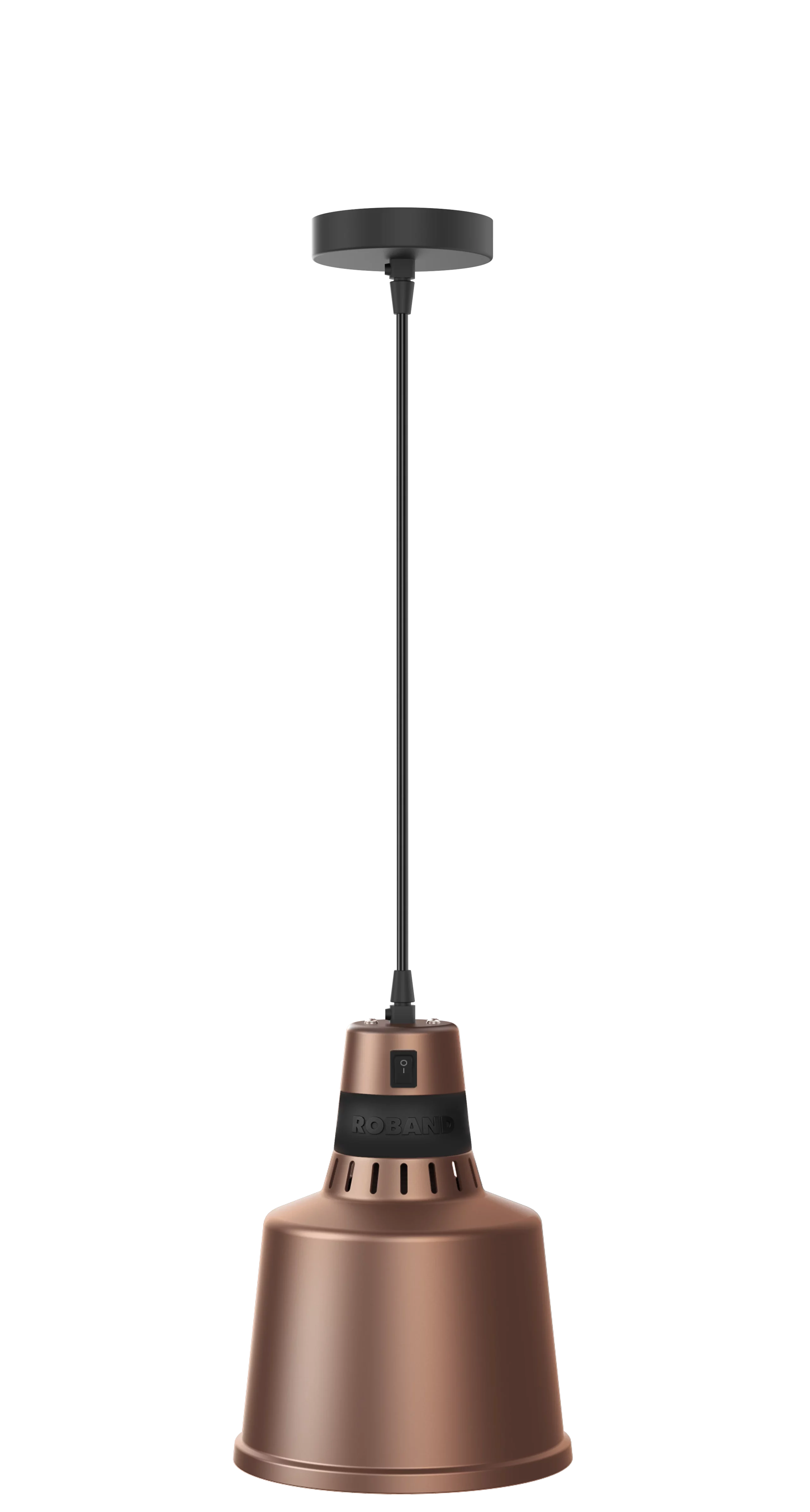Roband Pendant Heat Lamp - Fixed - 200 Series Bronze - PF20BZ