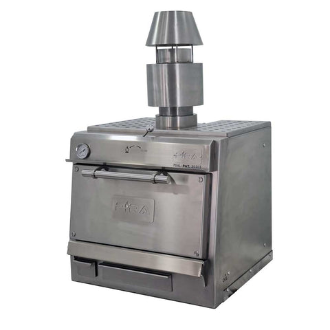 Pira 70 XL Silver SD Charcoal Oven - 480.106