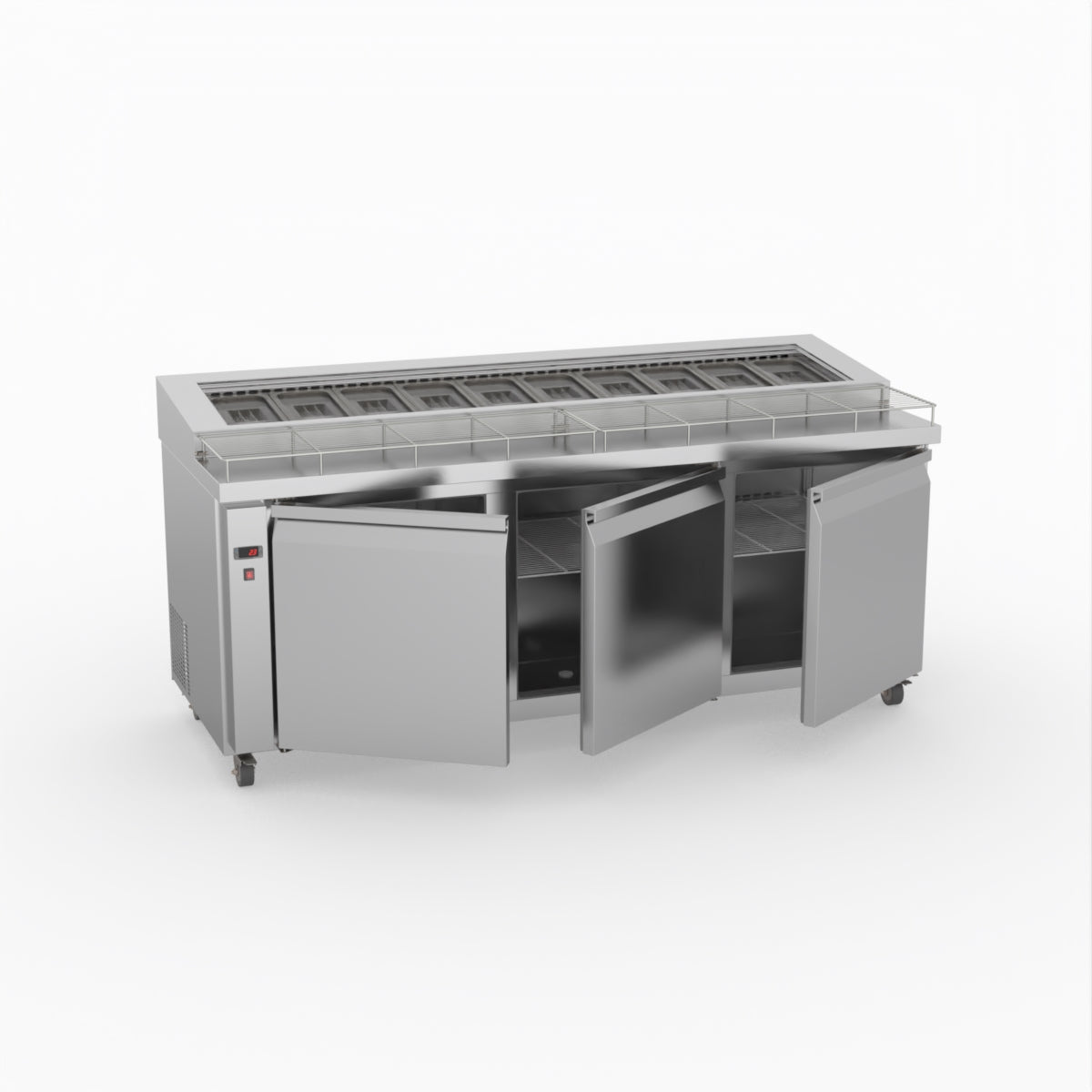 Thermaster Three Door Deluxe Pizza Prep Bench PWB200