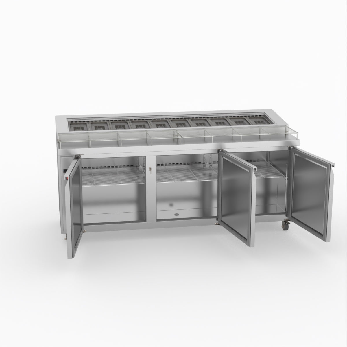 Thermaster Three Door Deluxe Pizza Prep Bench PWB200