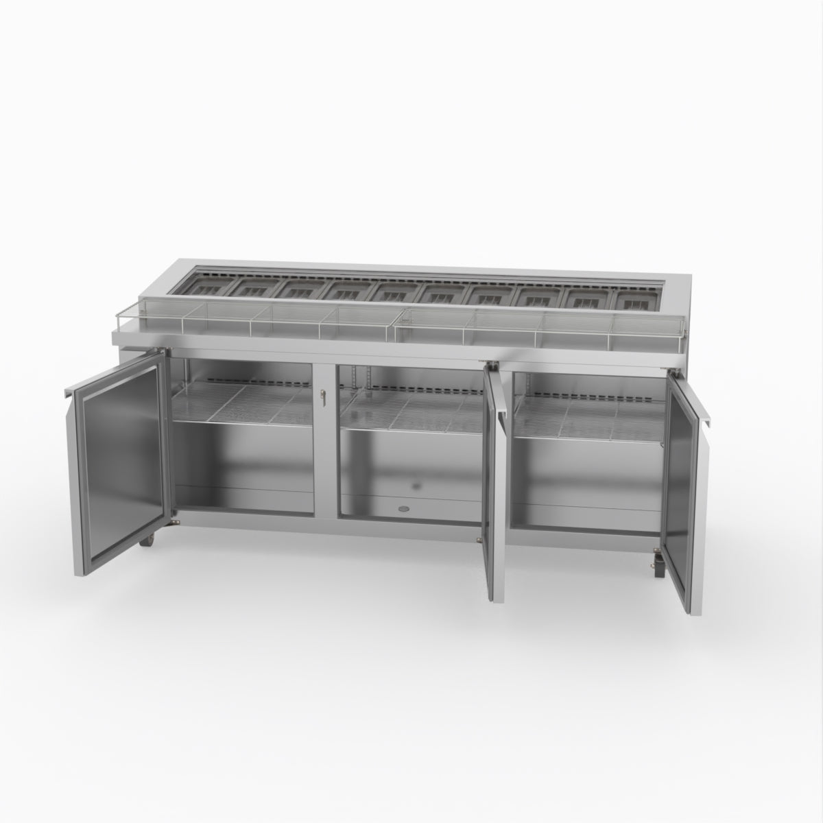 Thermaster Three Door Deluxe Pizza Prep Bench PWB200