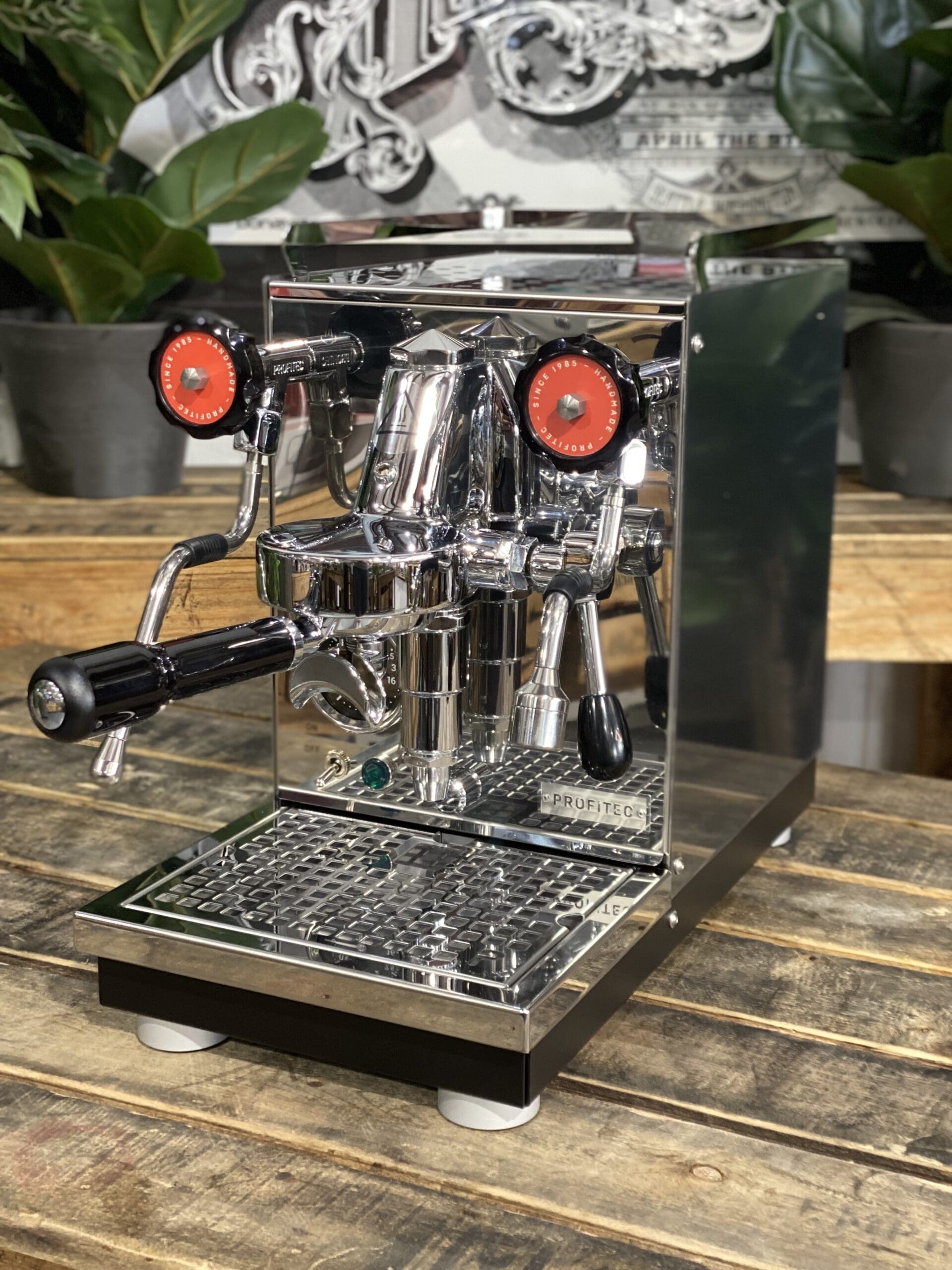 Profitec Pro 400 Twist Taps - 1 Group Commercial Espresso Machine - Red