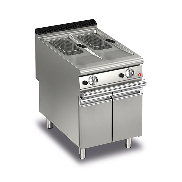 Baron 10+10L Split Pot Gas Deep Fryer Q90FRI/G610