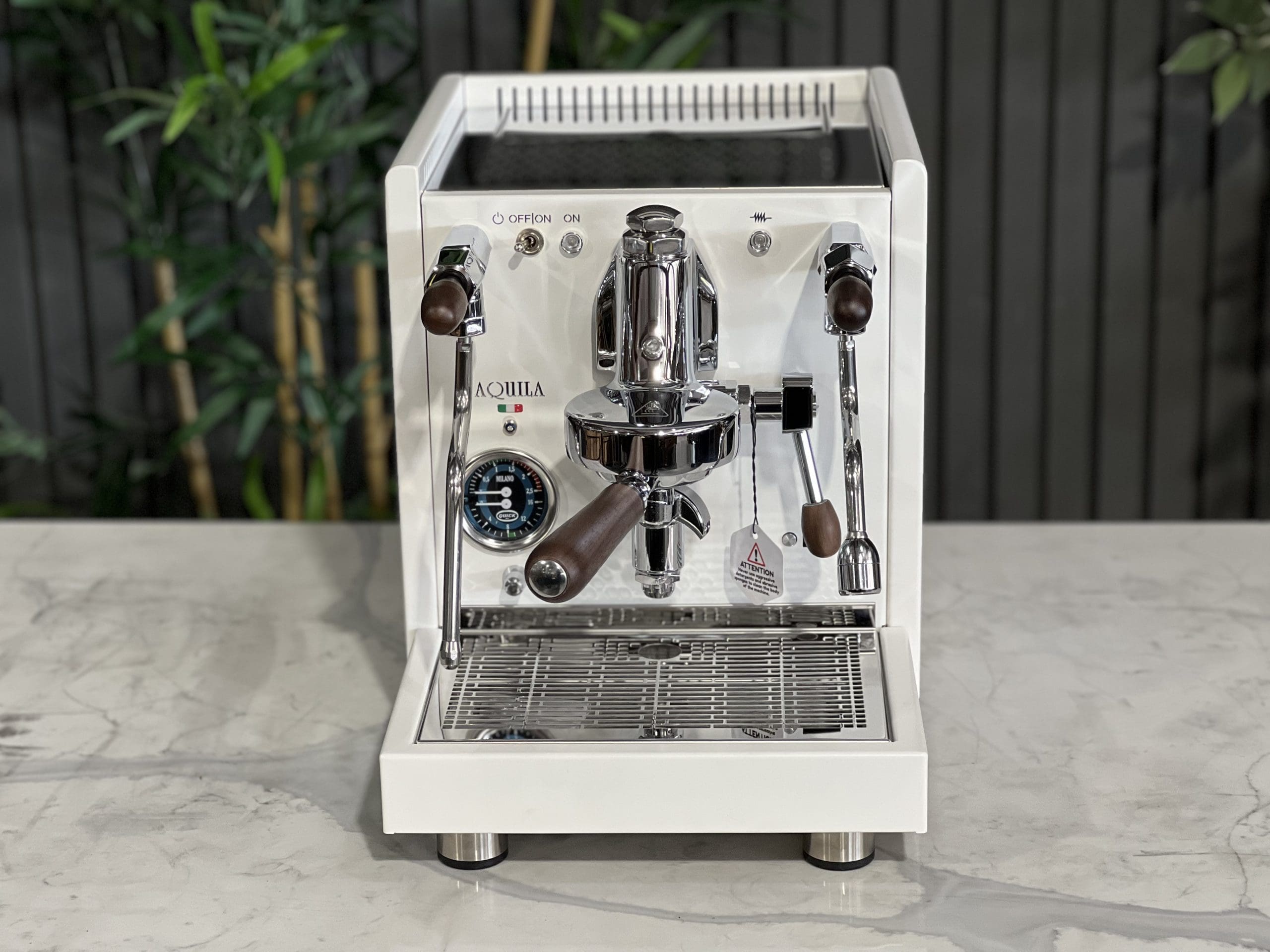 Quick Mill Aquila PLUS Rotary PID New - 1 Group Commercial Espresso Machine - White
