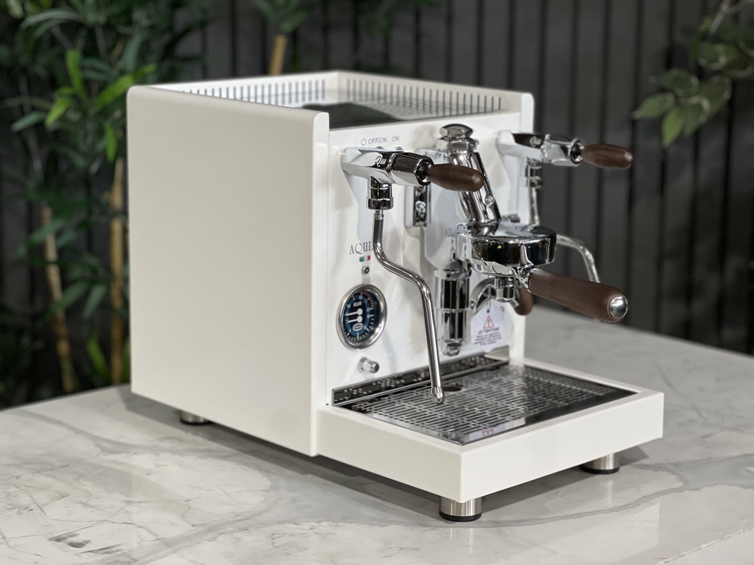 Quick Mill Aquila PLUS Rotary PID New - 1 Group Commercial Espresso Machine - White