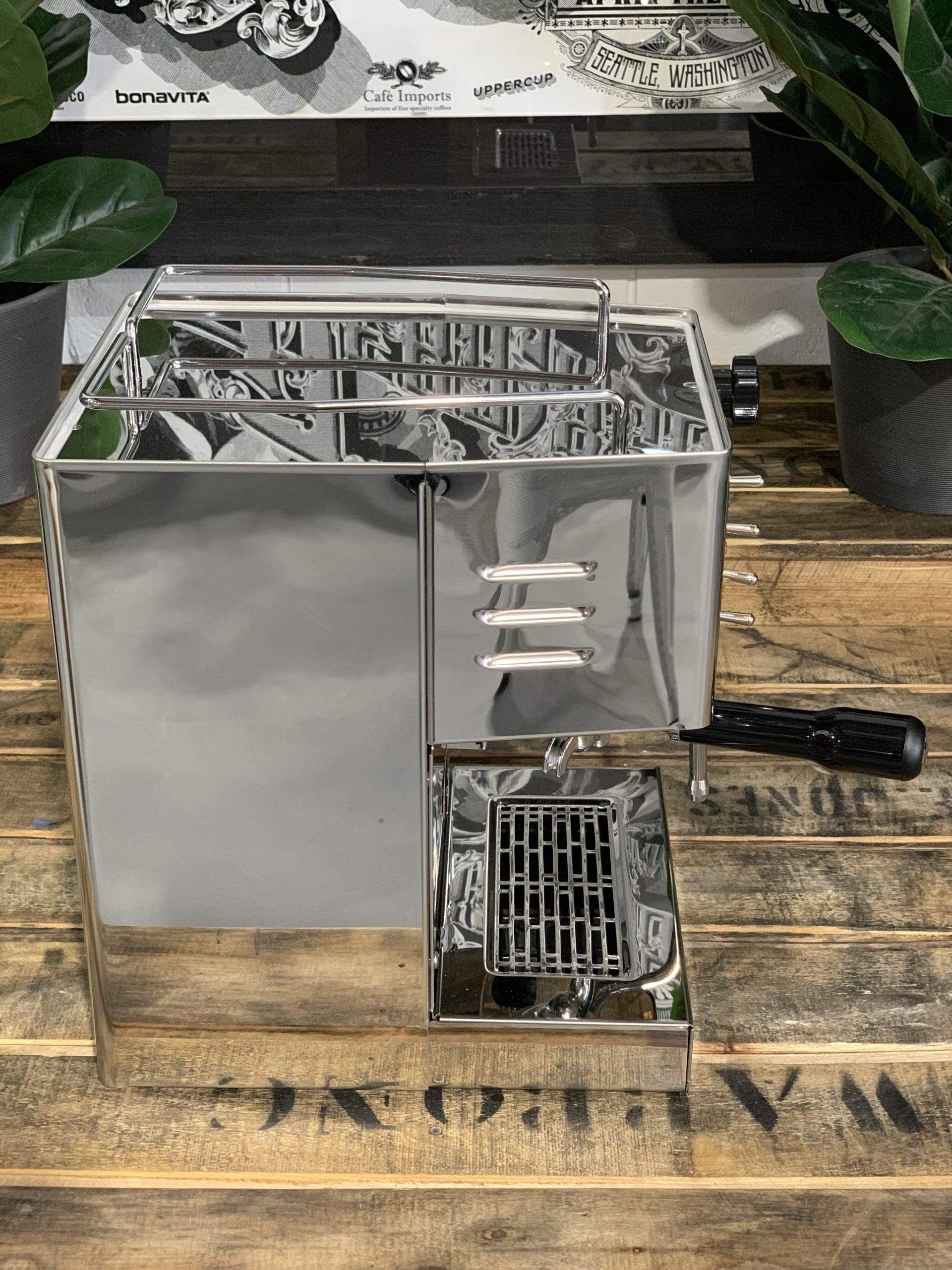 Quick Mill Pippa Tank - 1 Group Commercial Espresso Machine - Stainless