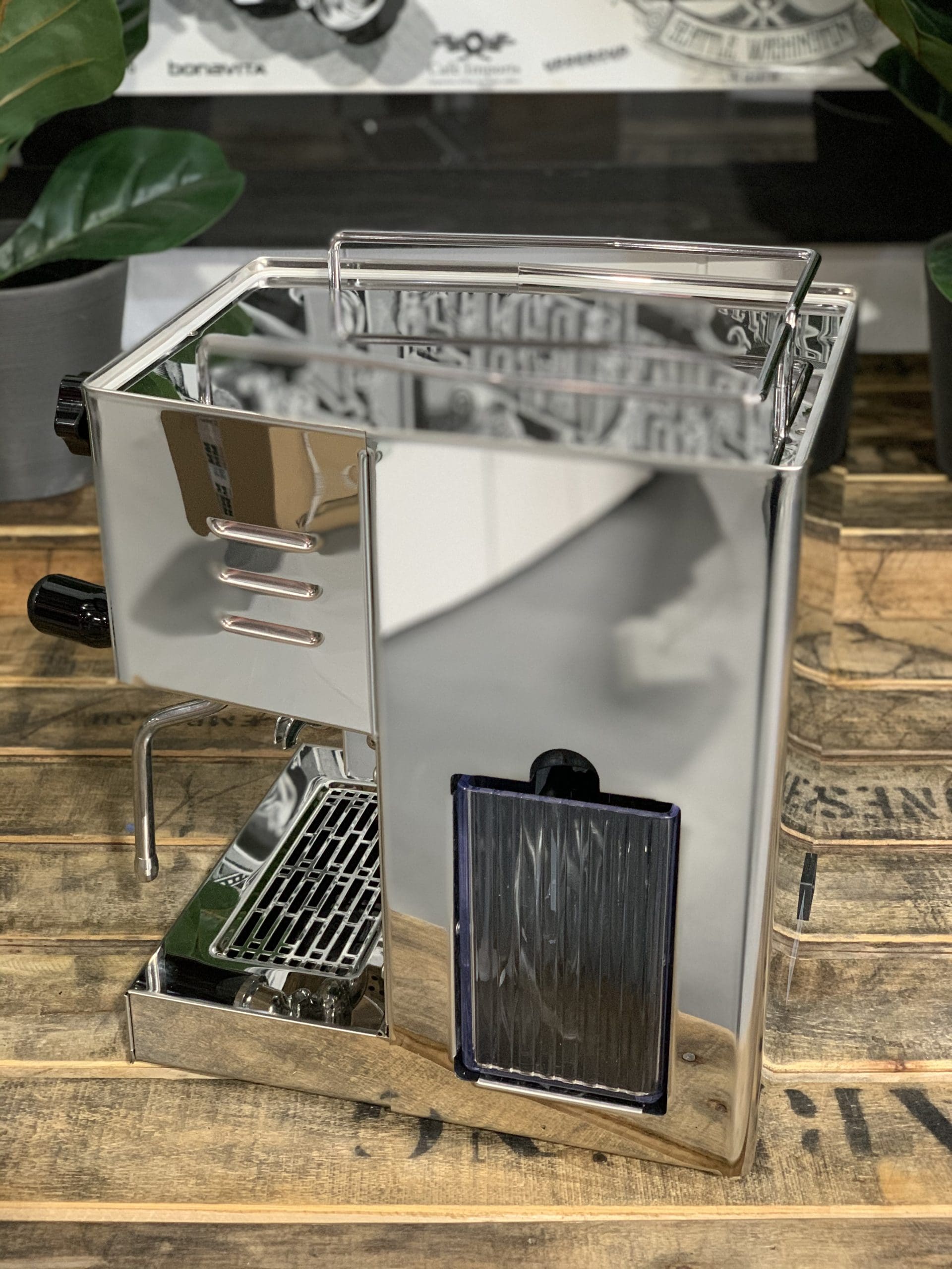 Quick Mill Pippa Tank - 1 Group Commercial Espresso Machine - Stainless